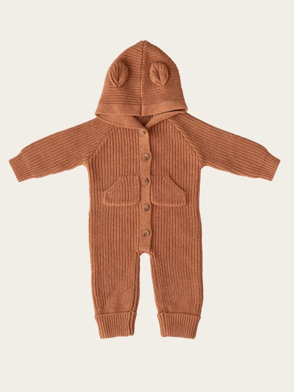 Jamie Kay Bear Knit Romper